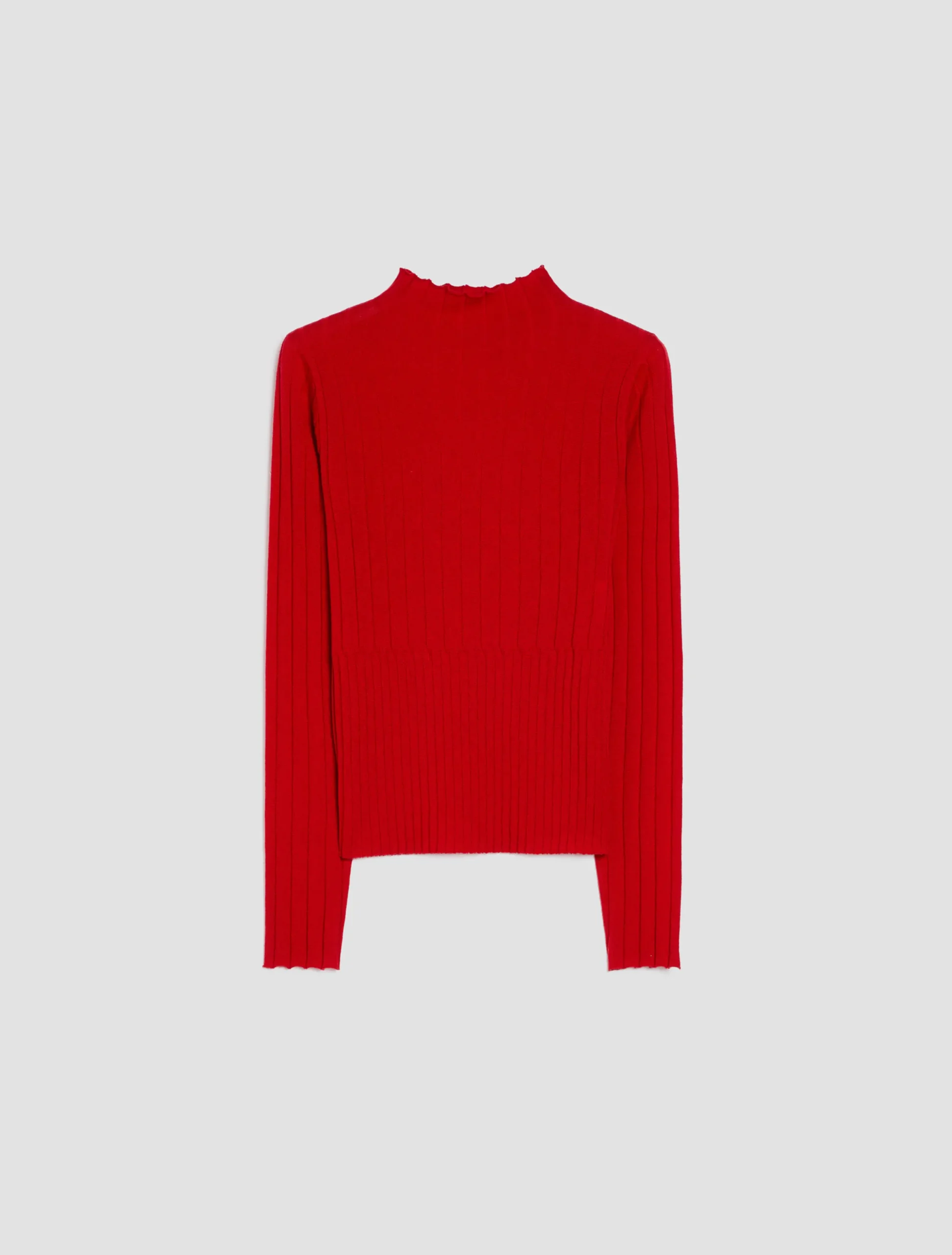 Ribbed wool and cashmere jumper