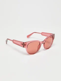 Round butterfly sunglasses