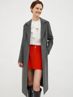 Runaway wool coat