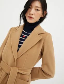 Runaway wool coat