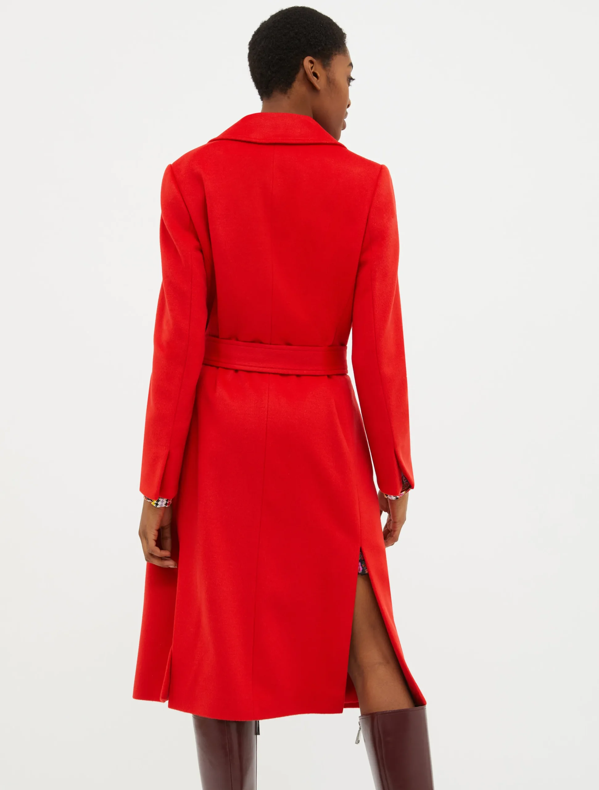 Runaway wool coat