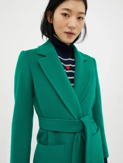 Runaway wool coat