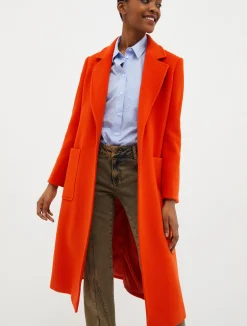 Runaway wool coat