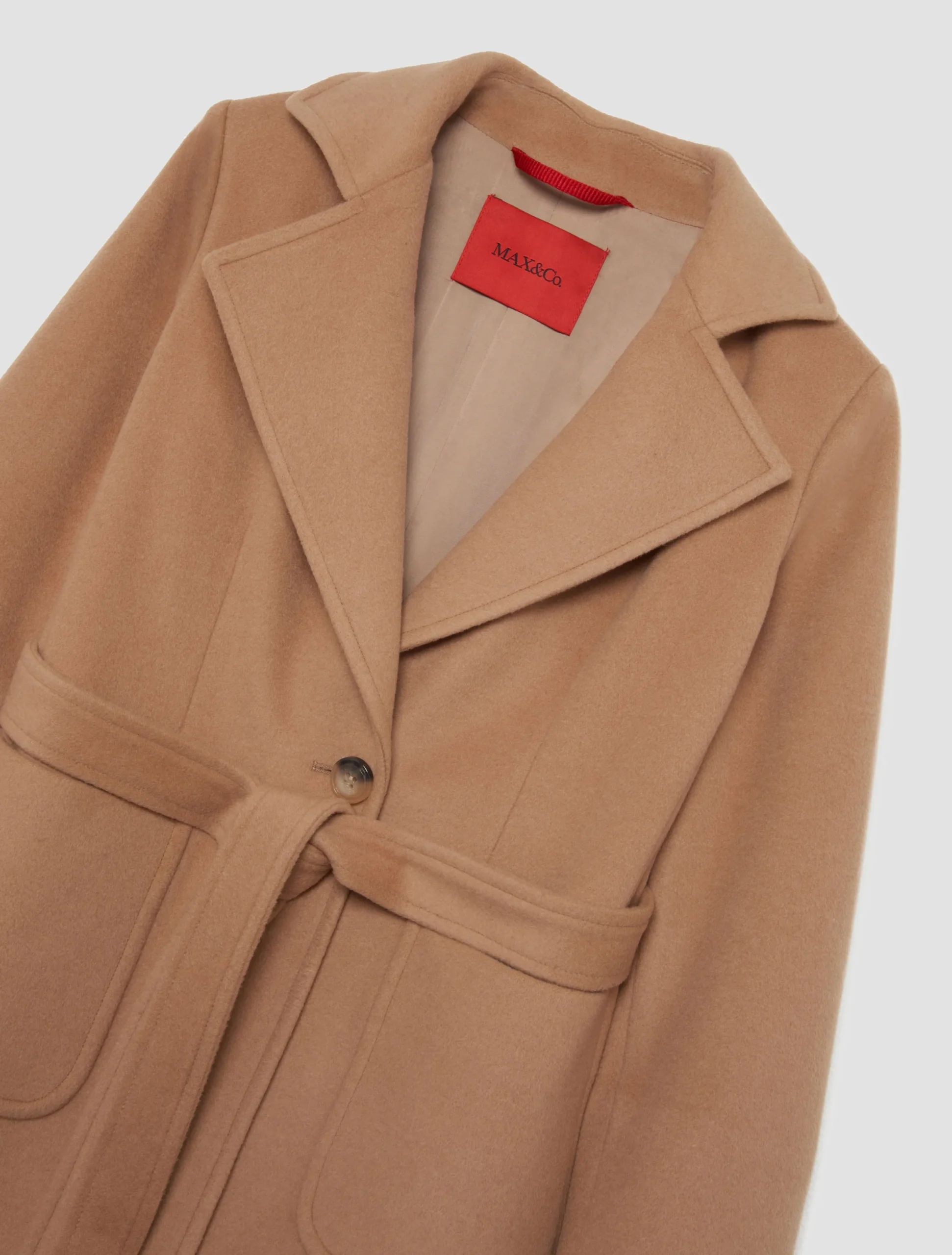 Runaway wool coat KID