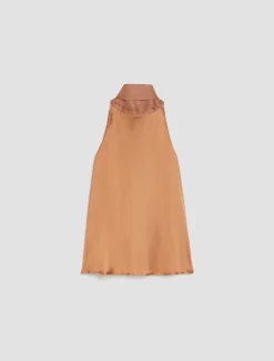 Satin halterneck top