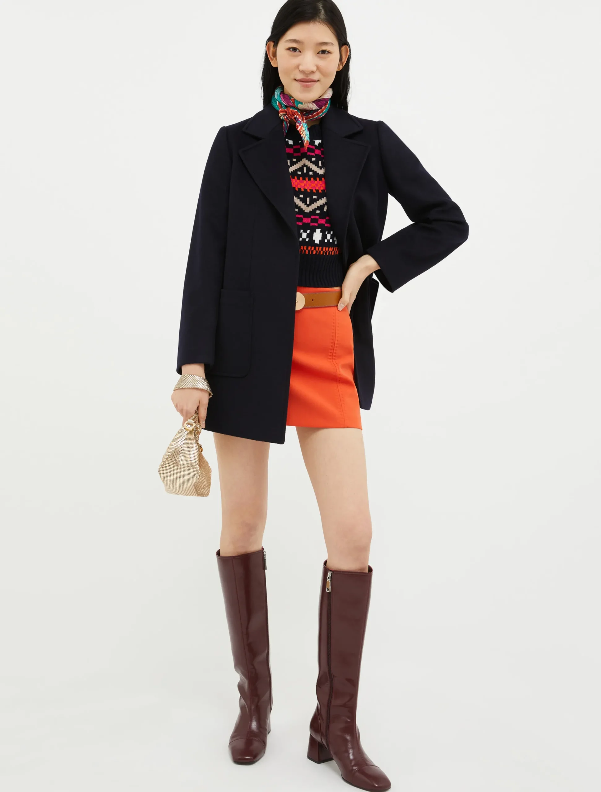 Shortrun wool coat