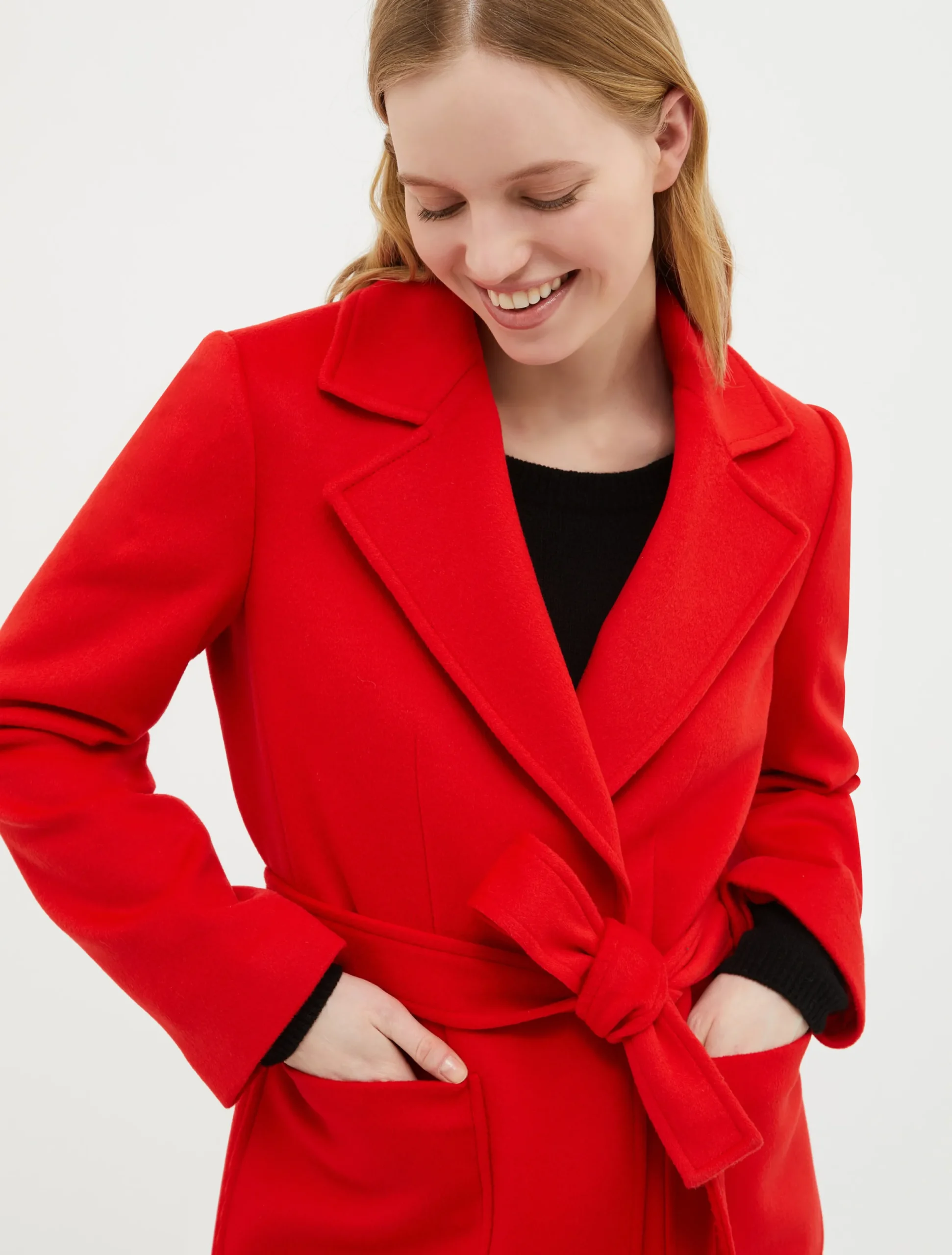 Shortrun wool coat