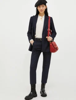 Silk and jersey blouse