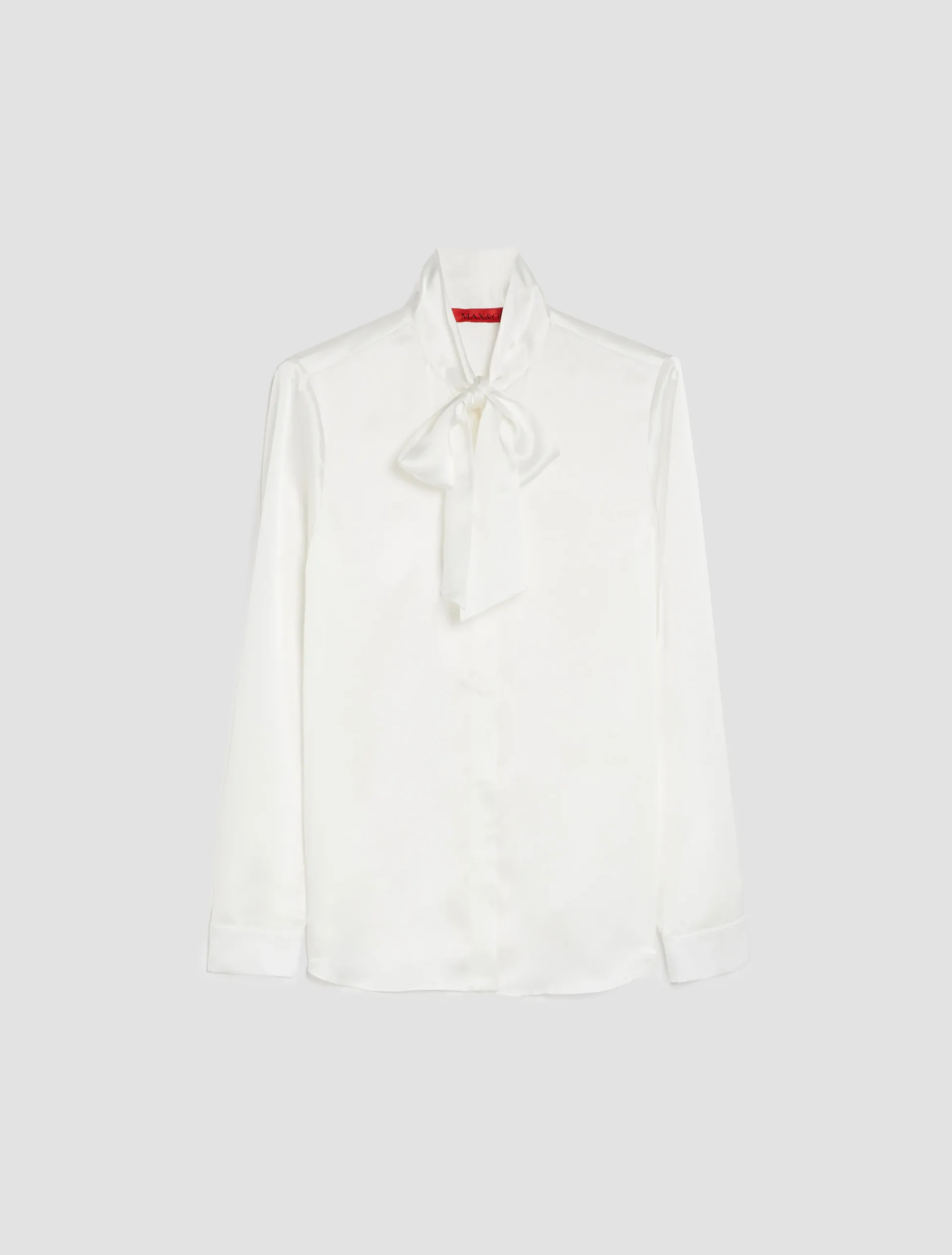 Silk-satin shirt