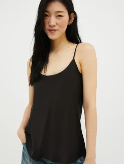 Silk-satin top