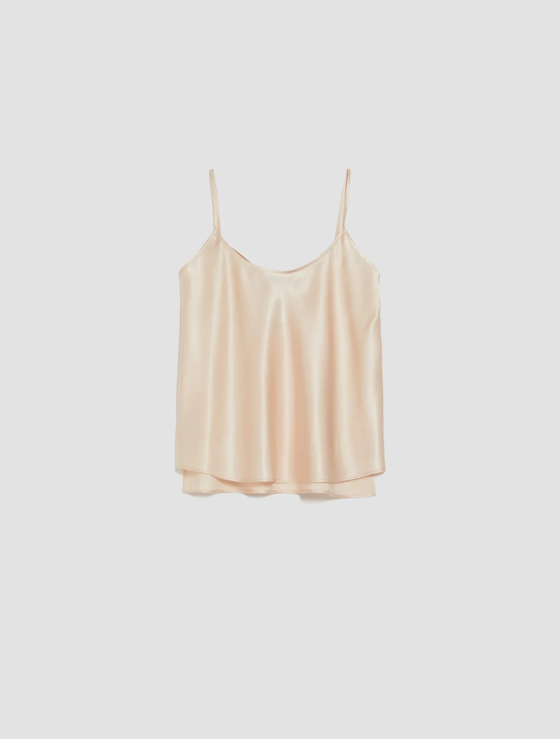 Silk-satin top