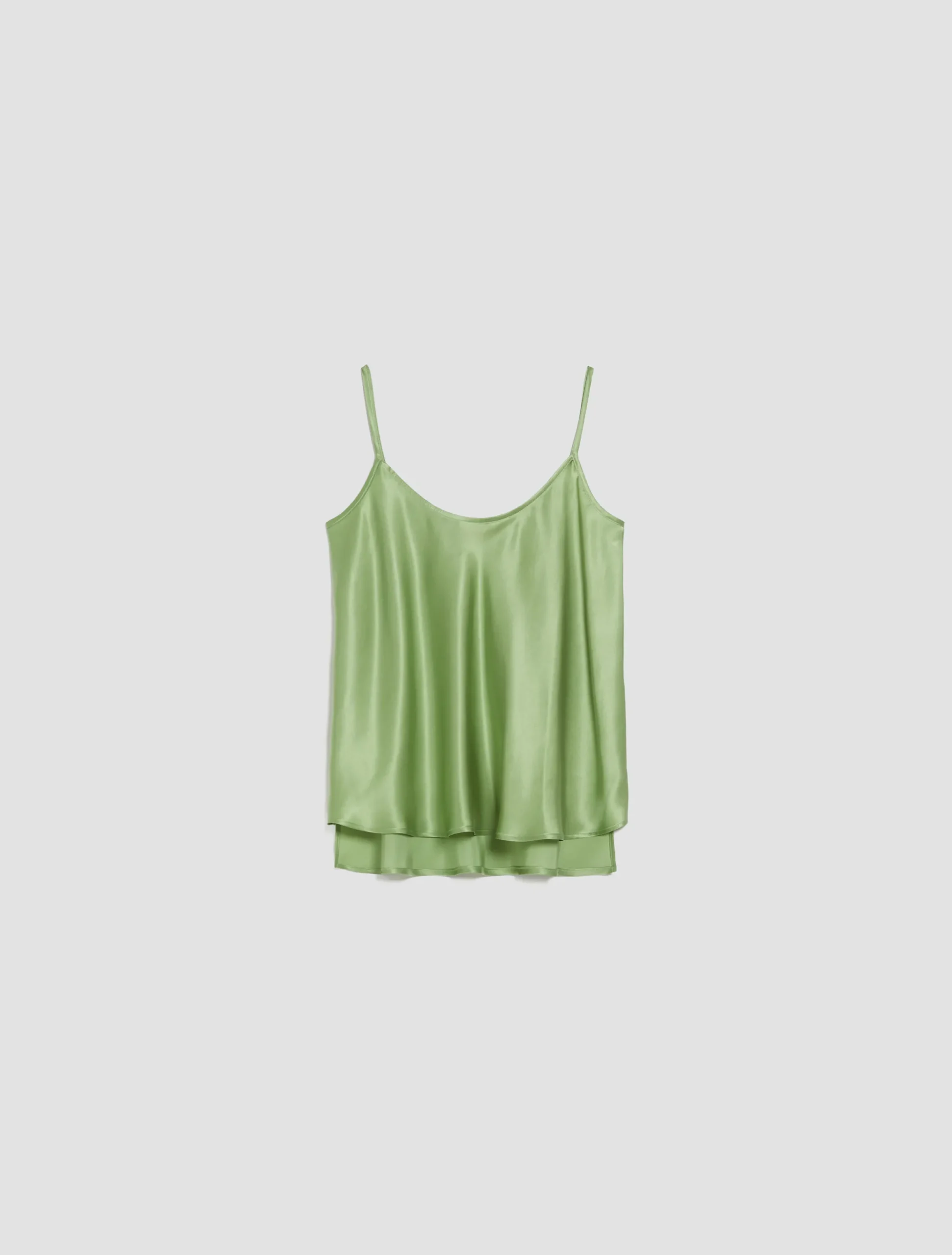 Silk-satin top