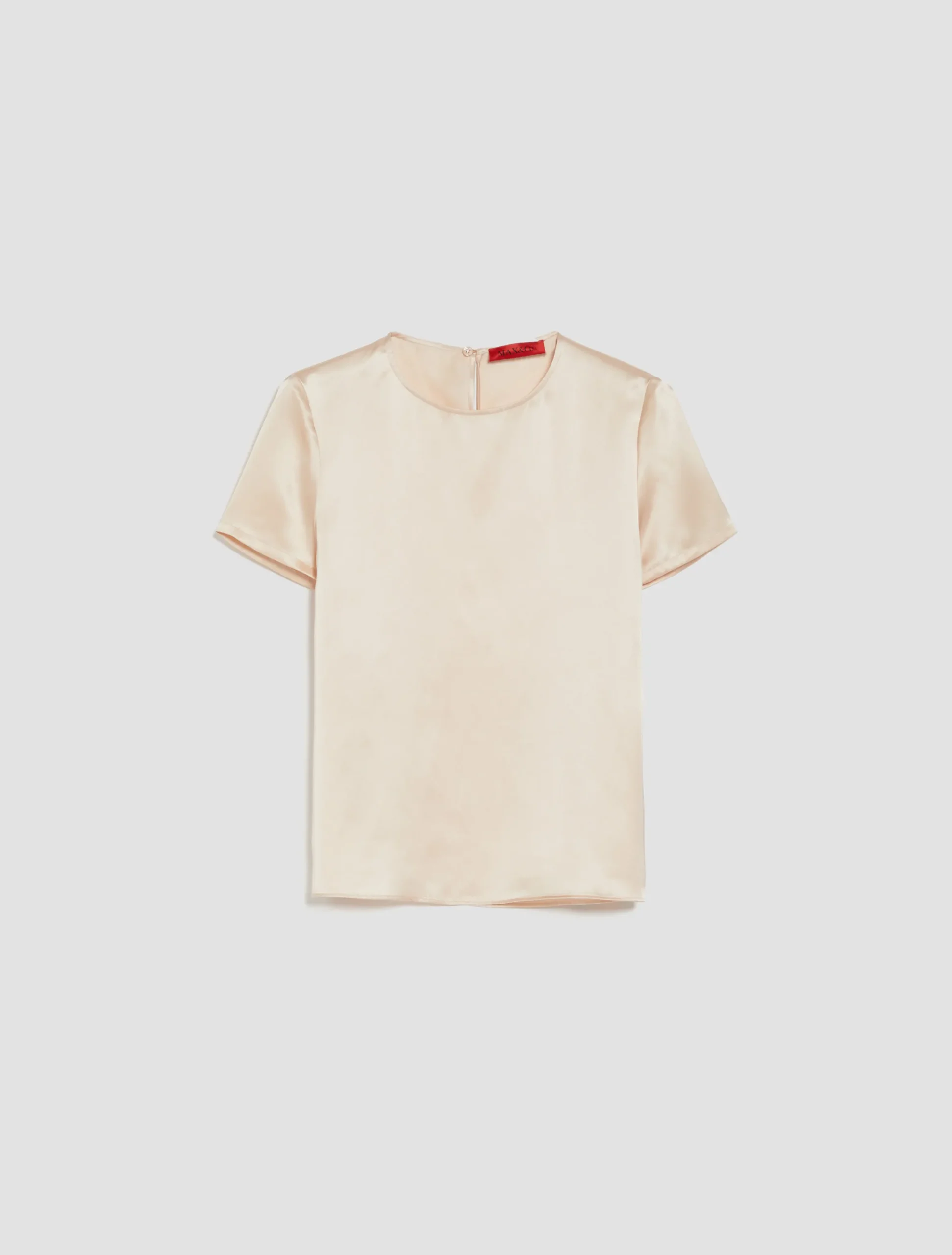 Silk-satin T-shirt