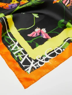 Silk-twill foulard