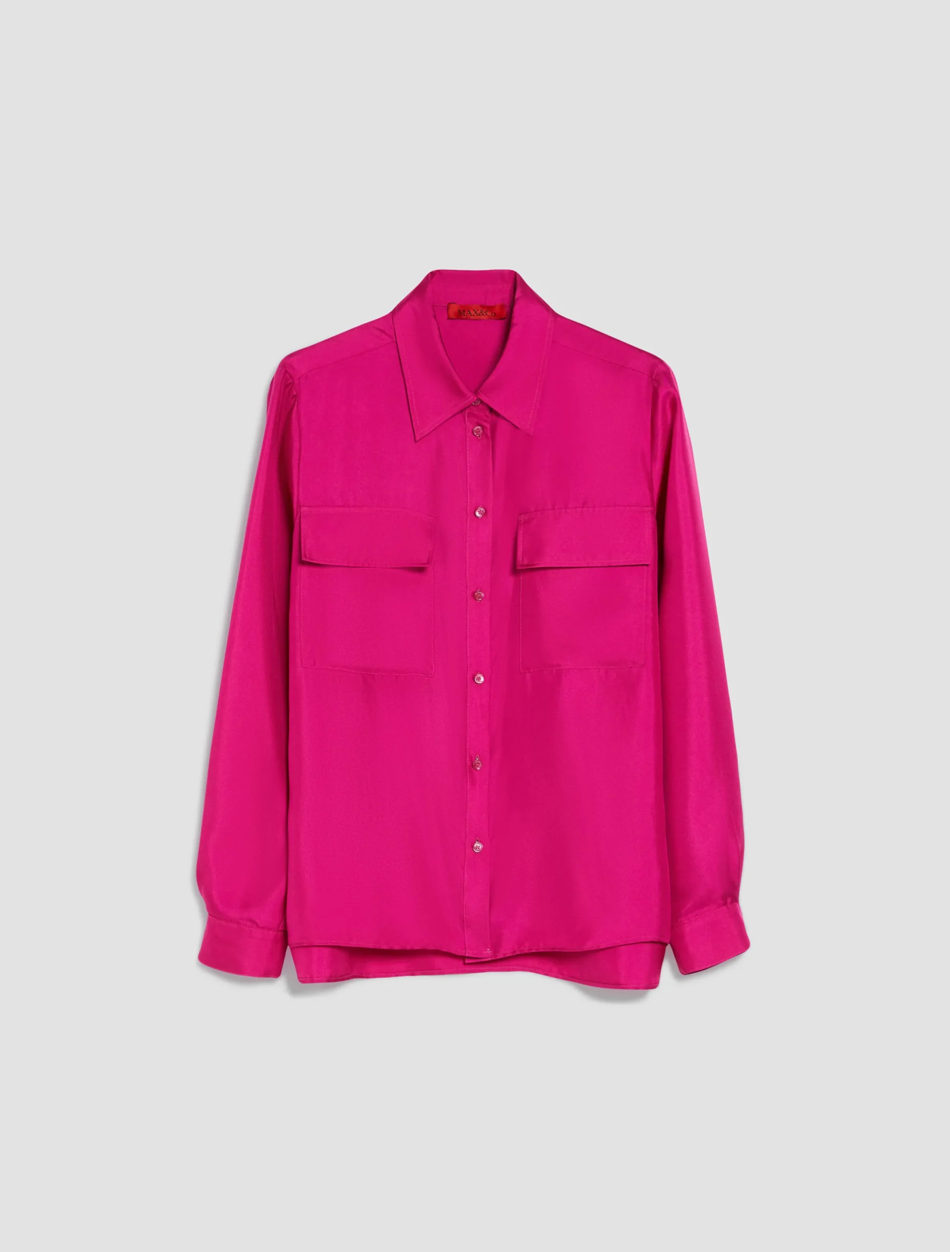 Silk-twill shirt