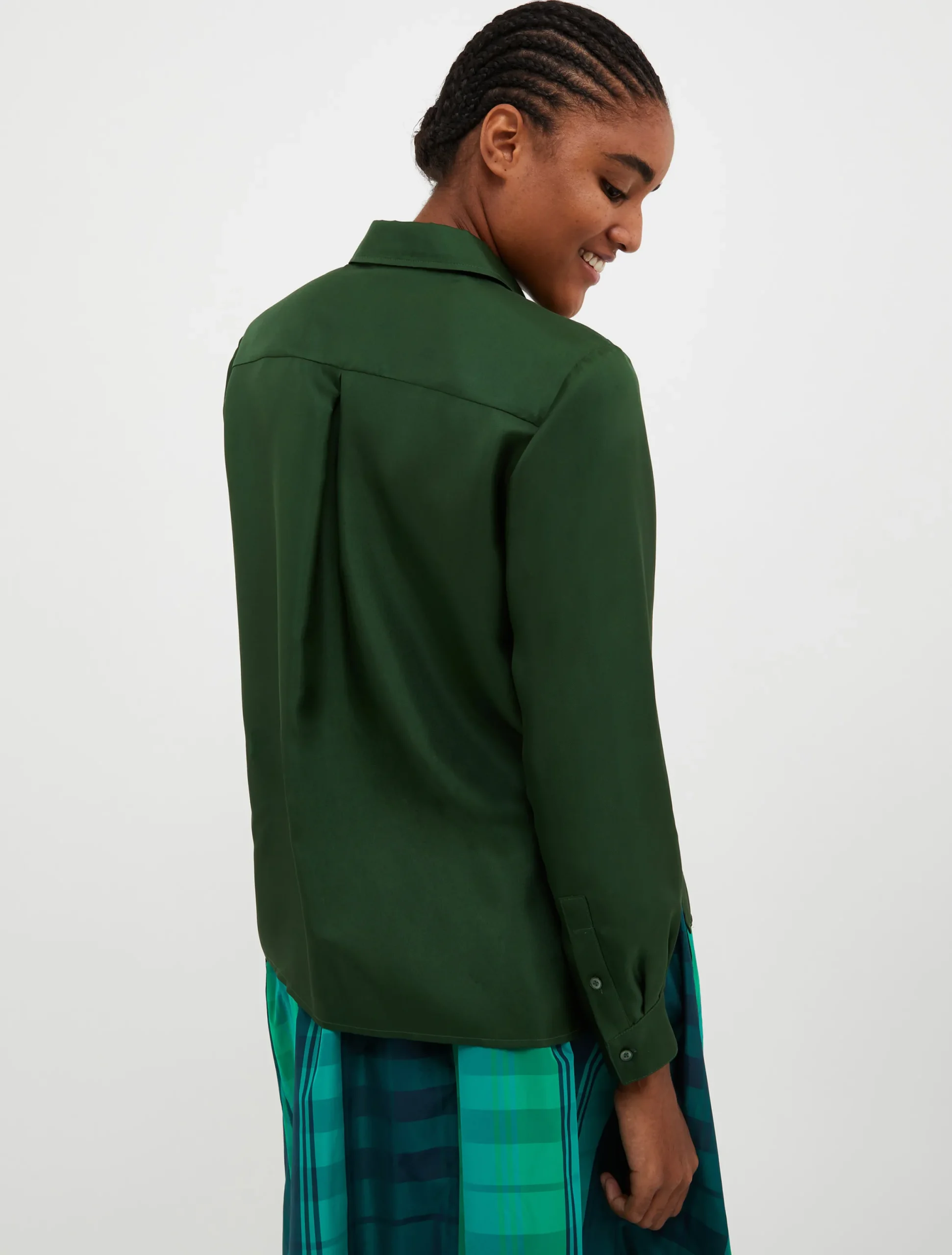 Silk-twill shirt