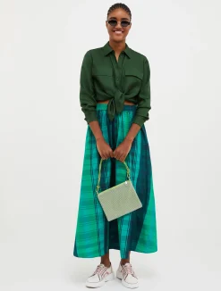 Silk-twill shirt