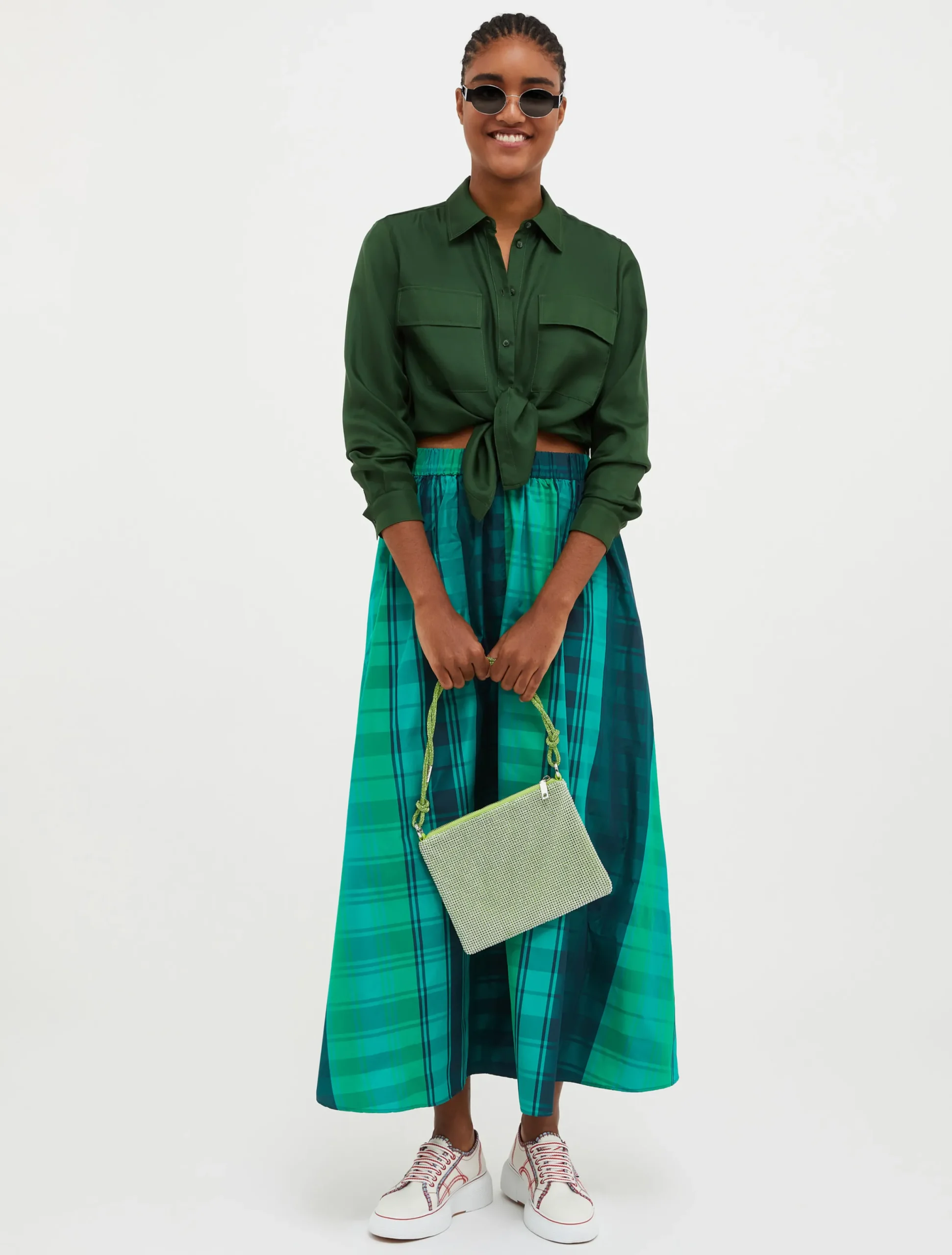 Silk-twill shirt