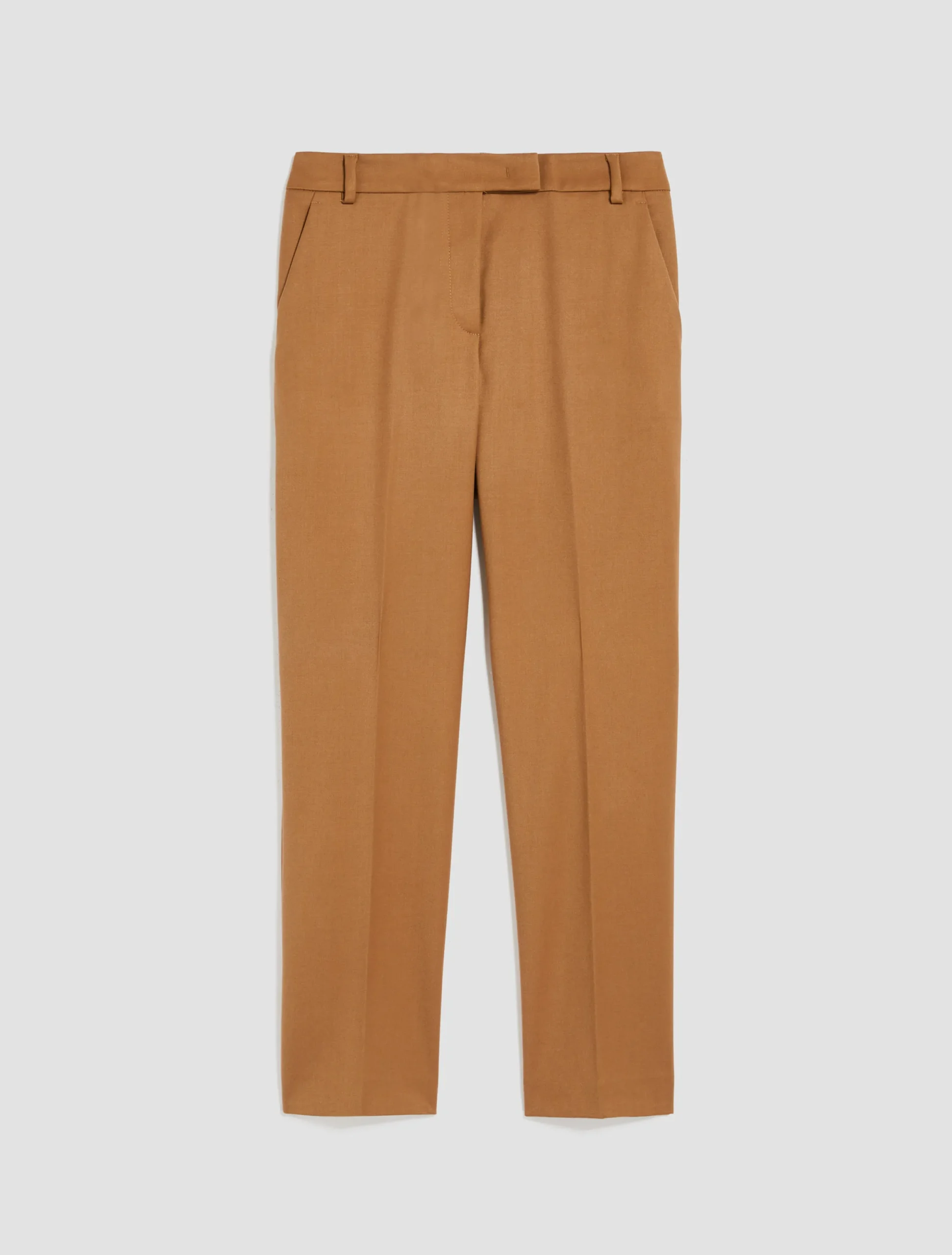 Slim flannel trousers
