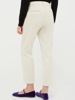 Slim flannel trousers