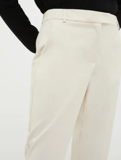 Slim flannel trousers