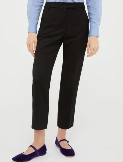 Slim flannel trousers