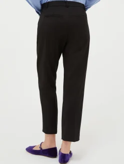 Slim flannel trousers