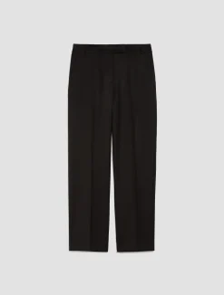 Slim flannel trousers