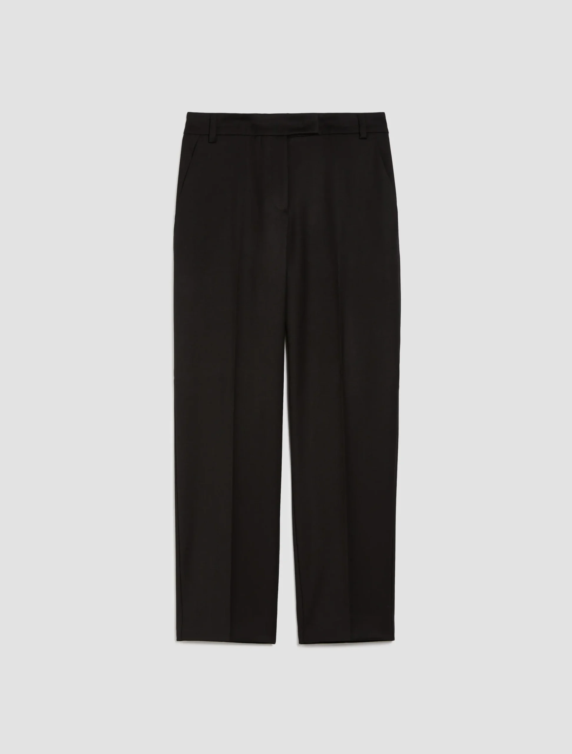 Slim flannel trousers