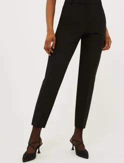 Slim-fit canvas trousers