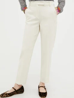 Slim-fit tapered trousers