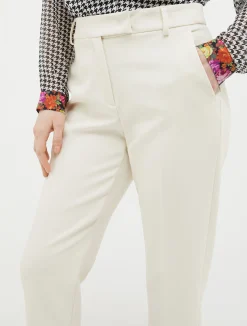 Slim-fit tapered trousers