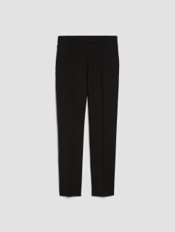 Slim-fit tapered trousers