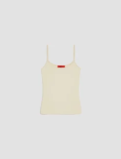 Stretch-jersey vest top