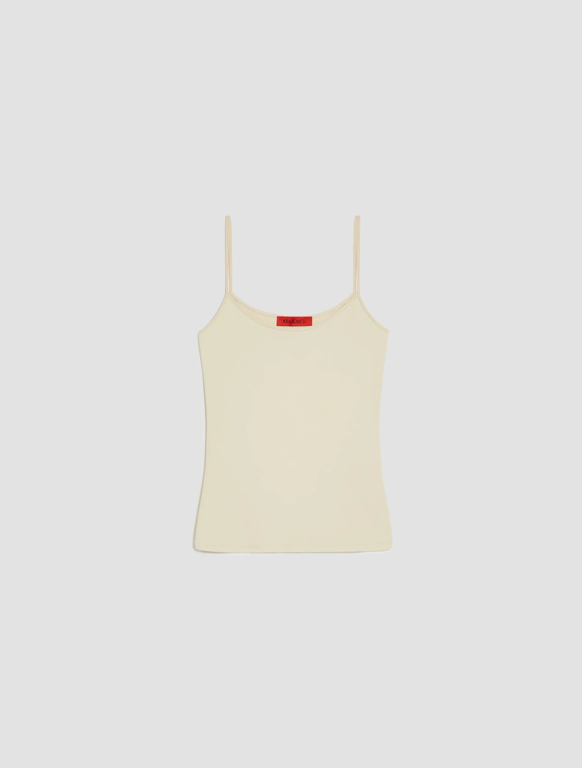 Stretch-jersey vest top
