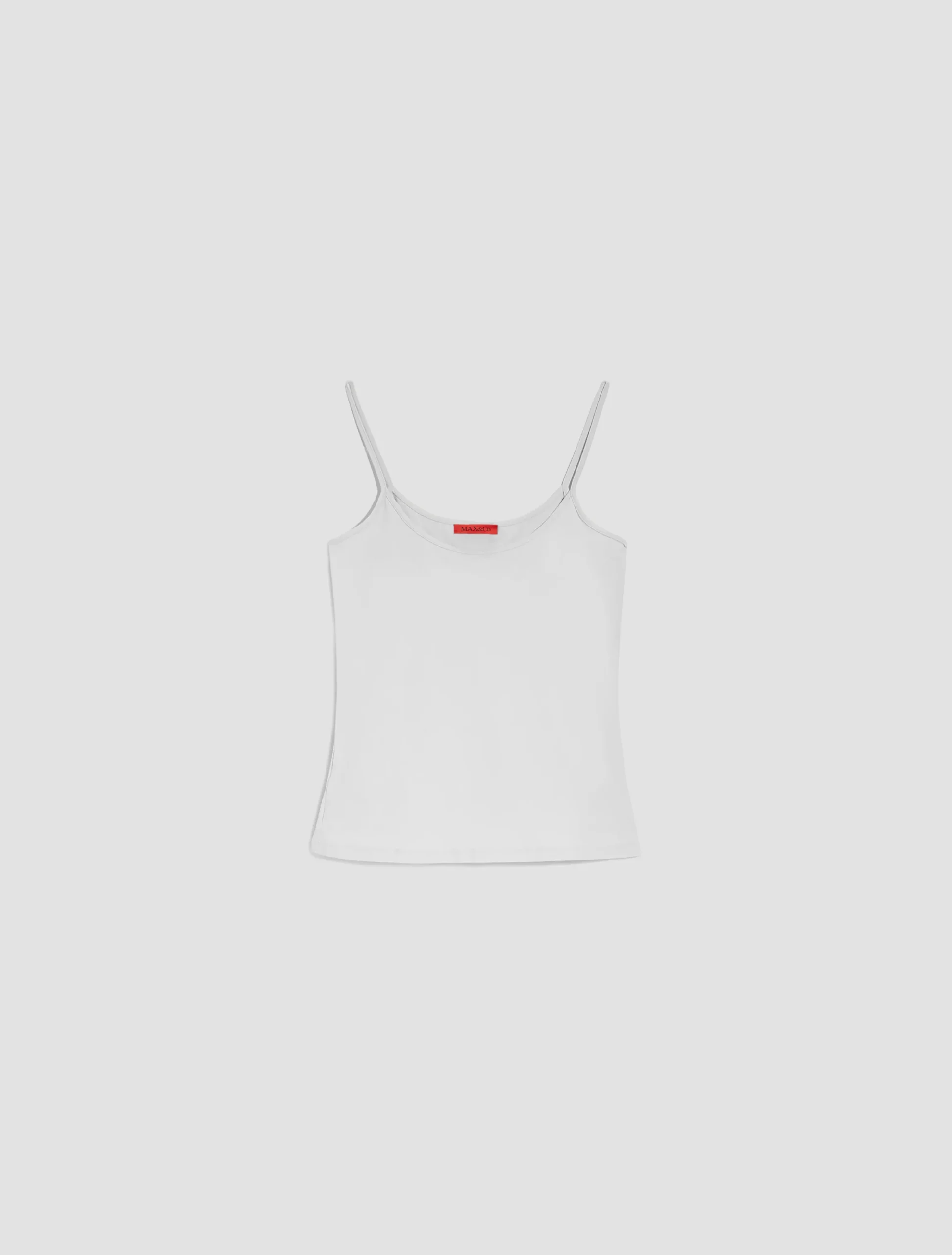 Stretch-jersey vest top