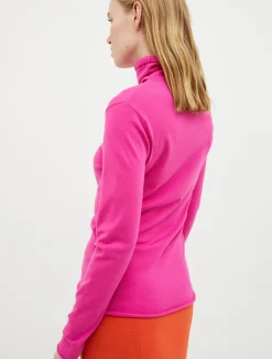 Stretchy turtleneck top
