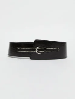 Studded bustier belt