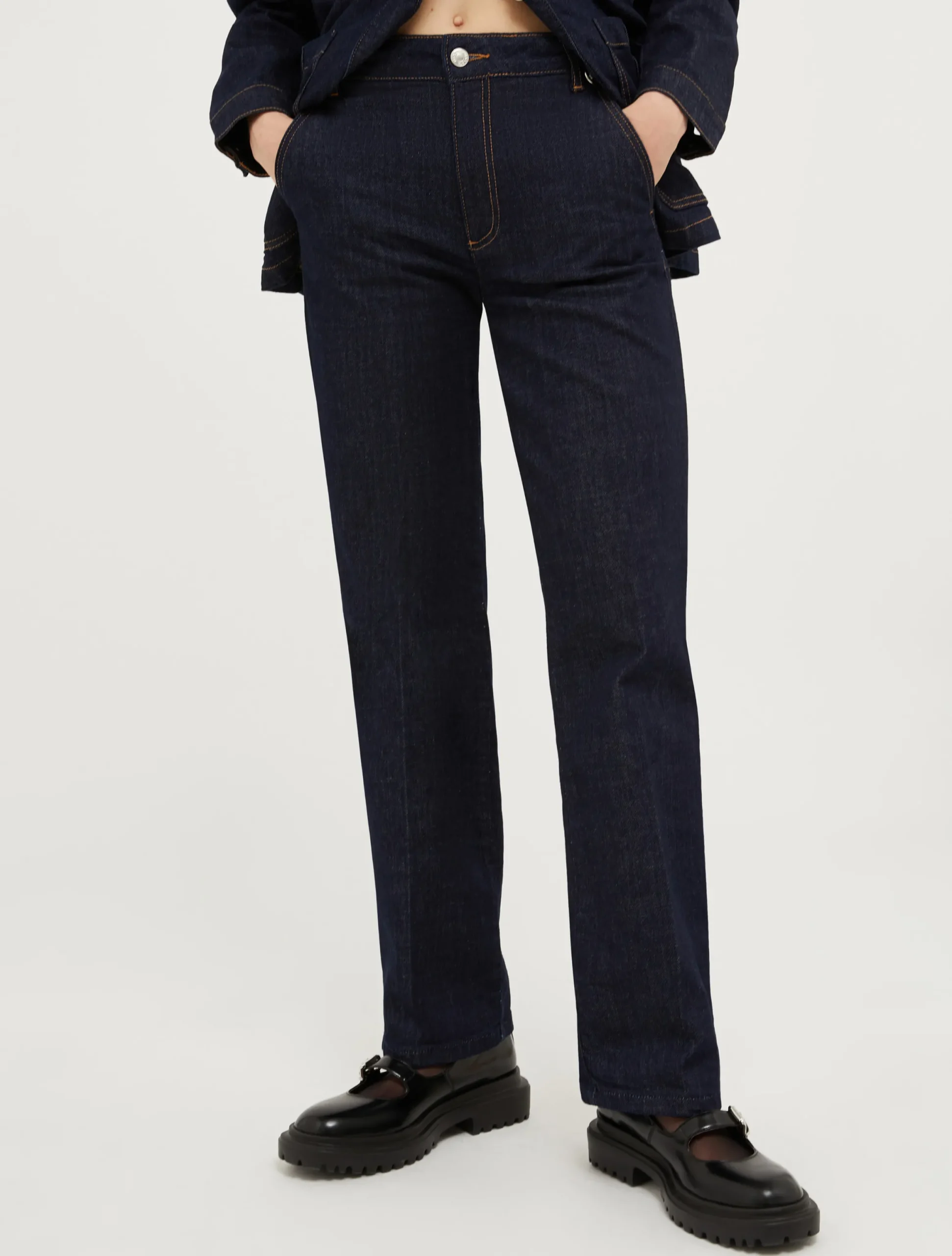Tapered slim-fit jeans