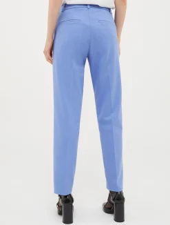 Tapered stretch trousers