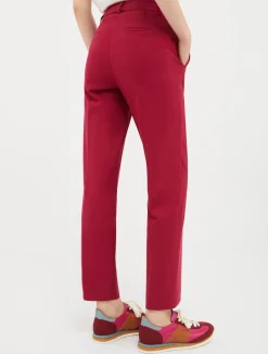 Tapered stretch trousers
