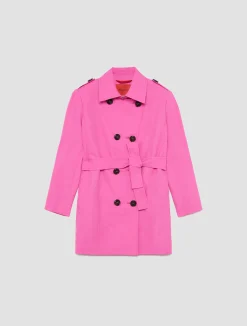 Technical cotton trench coat KID