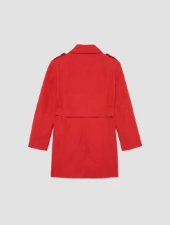 Technical cotton trench coat KID