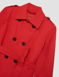 Technical cotton trench coat KID