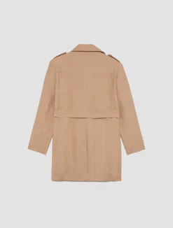 Technical cotton trench coat KID