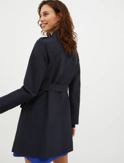 Technical-cotton trench coat