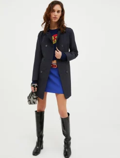Technical-cotton trench coat