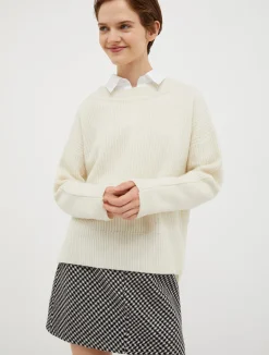 Tech-wool crewneck pullover