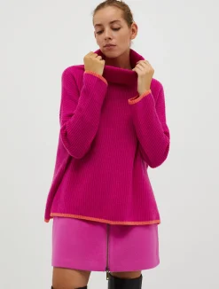Turtleneck cashmere pullover