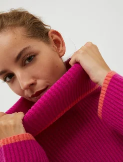 Turtleneck cashmere pullover